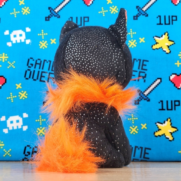 SOLD OUT - TY Beanie Boos Morticia the Black Cat 6" UltraSoft Halloween Plush - Picture 3 of 8